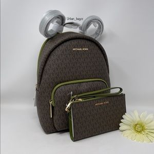 Michael Kors Erin Medium Backpack and Wallet